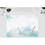 Könyökalátét, 595x410 mm, 3 éves és heti tervezővel, SIGEL "Watercolor Sea"