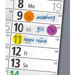 Jelölőcímke, műanyag, 5x40 lap, 50x12 mm, SIGEL, vegyes szín