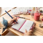 Naptár, A6, heti, 2025, kemény borító, SIGEL "Jolie", Grey love