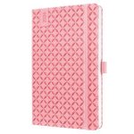 Naptár, A5, heti, 2026, kemény borító, SIGEL "Jolie", rózsaszín