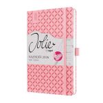 Naptár, A5, heti, 2026, kemény borító, SIGEL "Jolie", rózsaszín