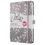 Jegyzetfüzet, exkluzív, A5, vonalas, 87 lap, keményfedeles, SIGEL "Jolie Enchanted Heart"