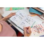 Jegyzetfüzet, exkluzív, A5, vonalas, 96 lap, keményfedeles, SIGEL "Jolie", világos rózsaszín