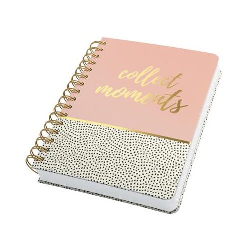 Spirálfüzet, 168x215 mm, pontrácsos, 120 lap, keményfedeles, SIGEL "Jolie", Sweet Dots