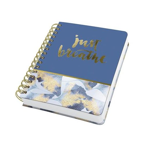 Spirálfüzet, 168x215 mm, pontrácsos, 120 lap, keményfedeles, SIGEL "Jolie Ginko Harmony"