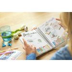 Spirálfüzet, 168x215 mm, pontrácsos, 120 lap, keményfedeles, SIGEL "Jolie Summer Breeze"