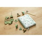 Spirálfüzet, 168x215 mm, sima, 120 lap, keményfedeles, SIGEL "Jolie Eucalyptus Day"