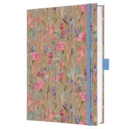   Jegyzetfüzet, exkluzív, A5, vonalas, 96 lap, keményfedeles, SIGEL "Jolie", Pure Wildflowers