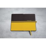 Naptár, A5, heti, 2026, kemény borító, SIGEL "Linescape", szürke-sárga