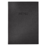 Étlaptartó, A4, keményfedeles, SIGEL, antracit