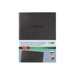 Étlaptartó, A5, keményfedeles, SIGEL, antracit
