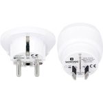 Adapter, Ausztráliába, Kínába, Európába utazóknak, földelt, SKROSS