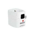 Adapter, világutazóknak, földelt, SKROSS