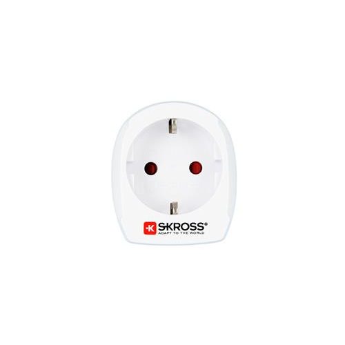 Adapter, Egyesült Királyságba utazóknak, földelt, SKROSS