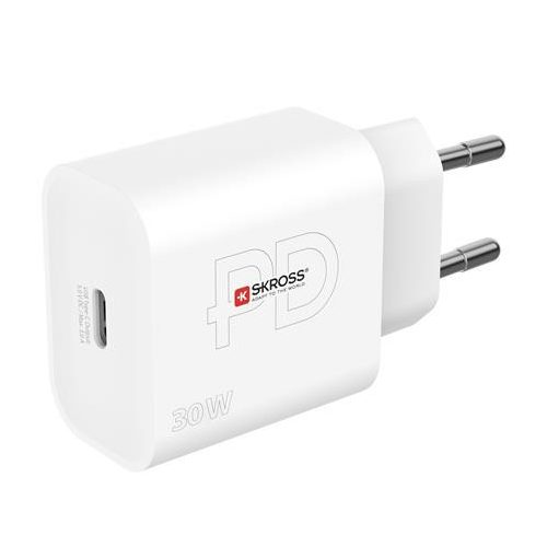 Hálózati töltő, 1xUSB-C, PD, 30W, SKROSS