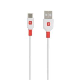 Töltőkábel, USB-A/USB-C, 1,2m, SKROSS, fehér