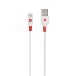   Töltőkábel, USB-A/Lightning (Apple),  1,2m, SKROSS, fehér