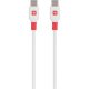 Töltőkábel, USB-C/USB-C, 1,2m, SKROSS, fehér