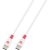 Töltőkábel, USB-C/USB-C, gyorstöltés, 1,2m, SKROSS, fehér