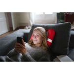 Utazópárna, memóriahabos, mini, SKROSS, piros-fehér