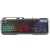 Billentyűzet, vezetékes, gaming, fém, USB, HUN, SPEEDLINK "LUNERA RGB Rainbow", fekete