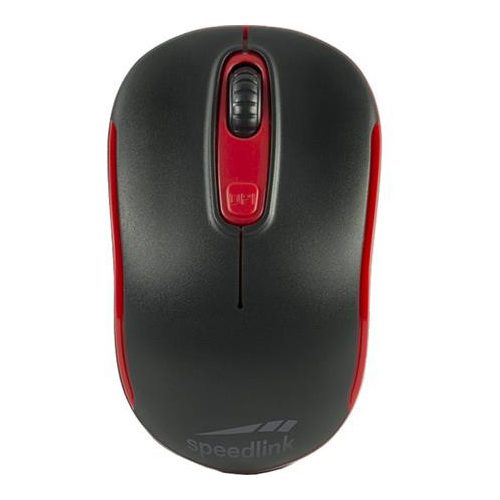 Egér, vezeték nélküli, optikai, USB, SPEEDLINK "Ceptica", fekete és piros