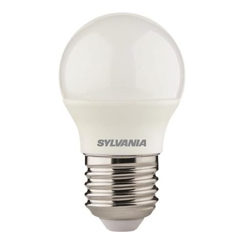 LED izzó, E27, kisgömb, 4,5W, 470lm, 2700K (MF), SYLVANIA "ToLEDo"