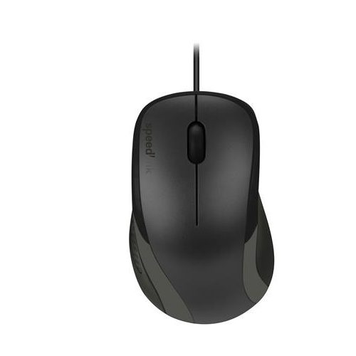 Egér, vezetékes, optikai, USB, SPEEDLINK "Kappa", fekete