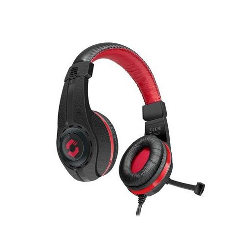 Fejhallgató, mikrofonnal, vezetékes, gaming, 3.5 mm jack, SPEEDLINK "Legatos", fekete