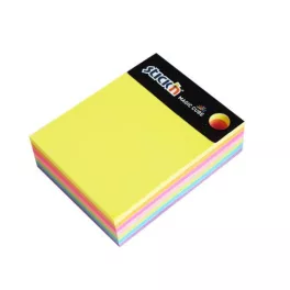   Öntapadó jegyzettömb, 101x76 mm, 280 lap, STICK N "Magic Cube", neon színek