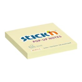   Öntapadó jegyzettömb, "Z", 76x76 mm, 100 lap, STICK N, sárga