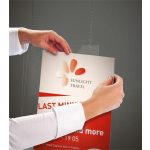 Laptartó, függeszthető, fekvő, A4, SIGEL