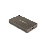 SSD (külső memória) 1TB, USB-C 3.2 Gen2, VERBATIM "Metal Mini SSD", fekete