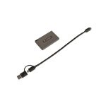 SSD (külső memória) 1TB, USB-C 3.2 Gen2, VERBATIM "Metal Mini SSD", fekete