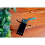 SSD (külső memória) 1TB, USB 3.2 Gen2, VERBATIM "Pocket SSD", fekete/kék