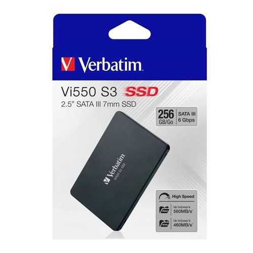 SSD (belső memória), 1TB, SATA 3, 500/520MB/s, VERBATIM "Vi550"