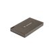 SSD (külső memória) 512GB, USB-C 3.2 Gen2, VERBATIM "Metal Mini SSD", fekete
