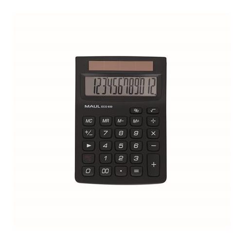 Számológép, asztali, 12 számjegy, MAUL "ECO 650"