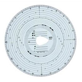Tachográf korong 125 km/h