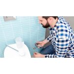 WC kefe, tartóval, TESA "Smooz"