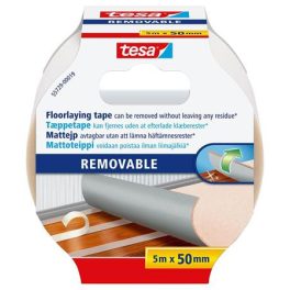   Ragasztószalag, kétoldalas, textilerősítésű, 50 mm x 5 m, TESA "Removable"