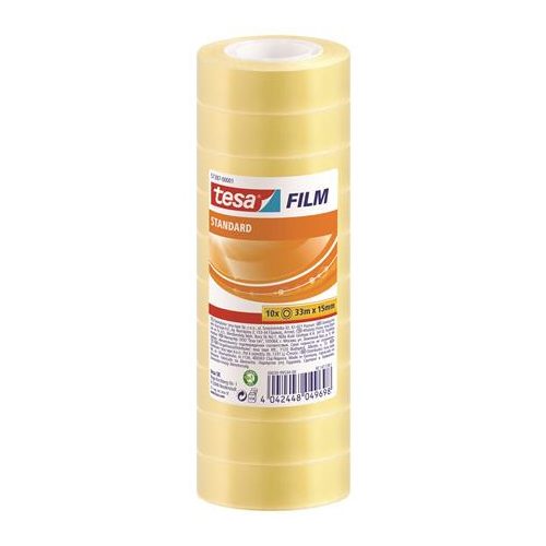 Ragasztószalag, 15 mm x 33 m, TESA "tesafilm®", átlátszó