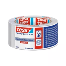  Alumínium szalag, 50 mm x 50 m, TESA® "Professional 63632", ezüst