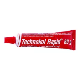   Ragasztó, folyékony, 60 g, TECHNOKOL "Rapid", piros