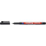Alkoholos marker, OHP, 0,3 mm, EDDING "140 S", fekete
