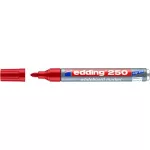 Tábla- és flipchart marker, 1-3 mm, kúpos, EDDING "250", piros