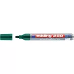 Tábla- és flipchart marker, 1-3 mm, kúpos, EDDING "250", zöld