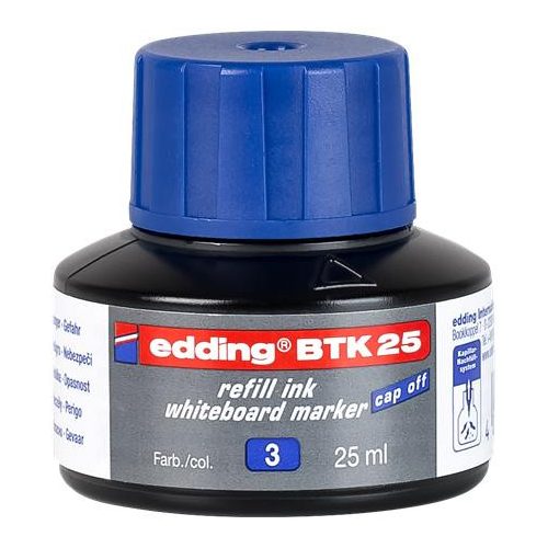 Utántöltő tábla- és flipchart markerhez, EDDING "BTK 25", kék
