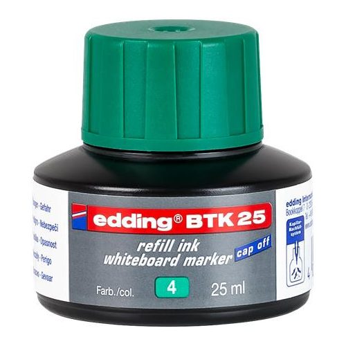 Utántöltő tábla- és flipchart markerhez, EDDING "BTK 25", zöld