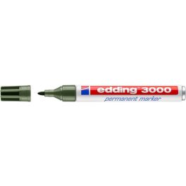   Alkoholos marker, 1,5-3 mm, kúpos, EDDING "3000", olívazöld